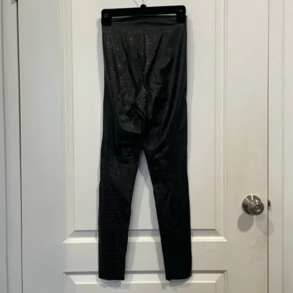 Commando Faux Leather Croc Leggings SZ S - Picture 5 of 5